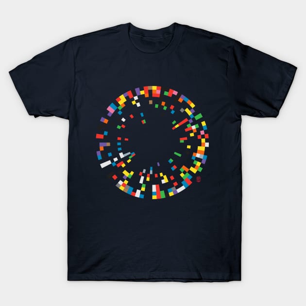 Rainbow Data! T-Shirt by echopico